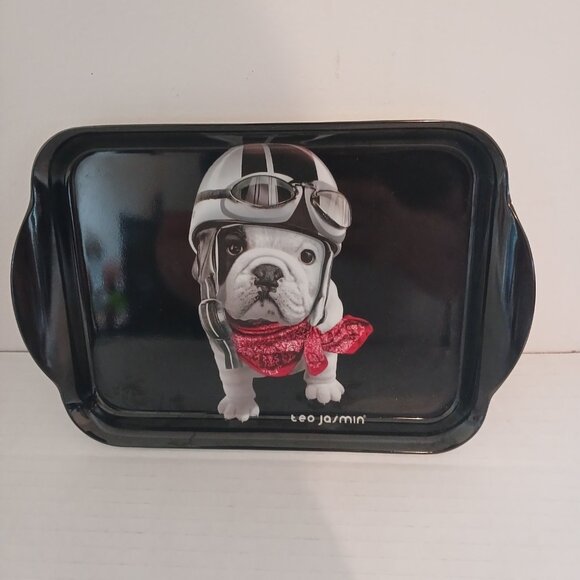 Melamine Set of 2 Plates Funny Dogs French - Picture 3 of 7